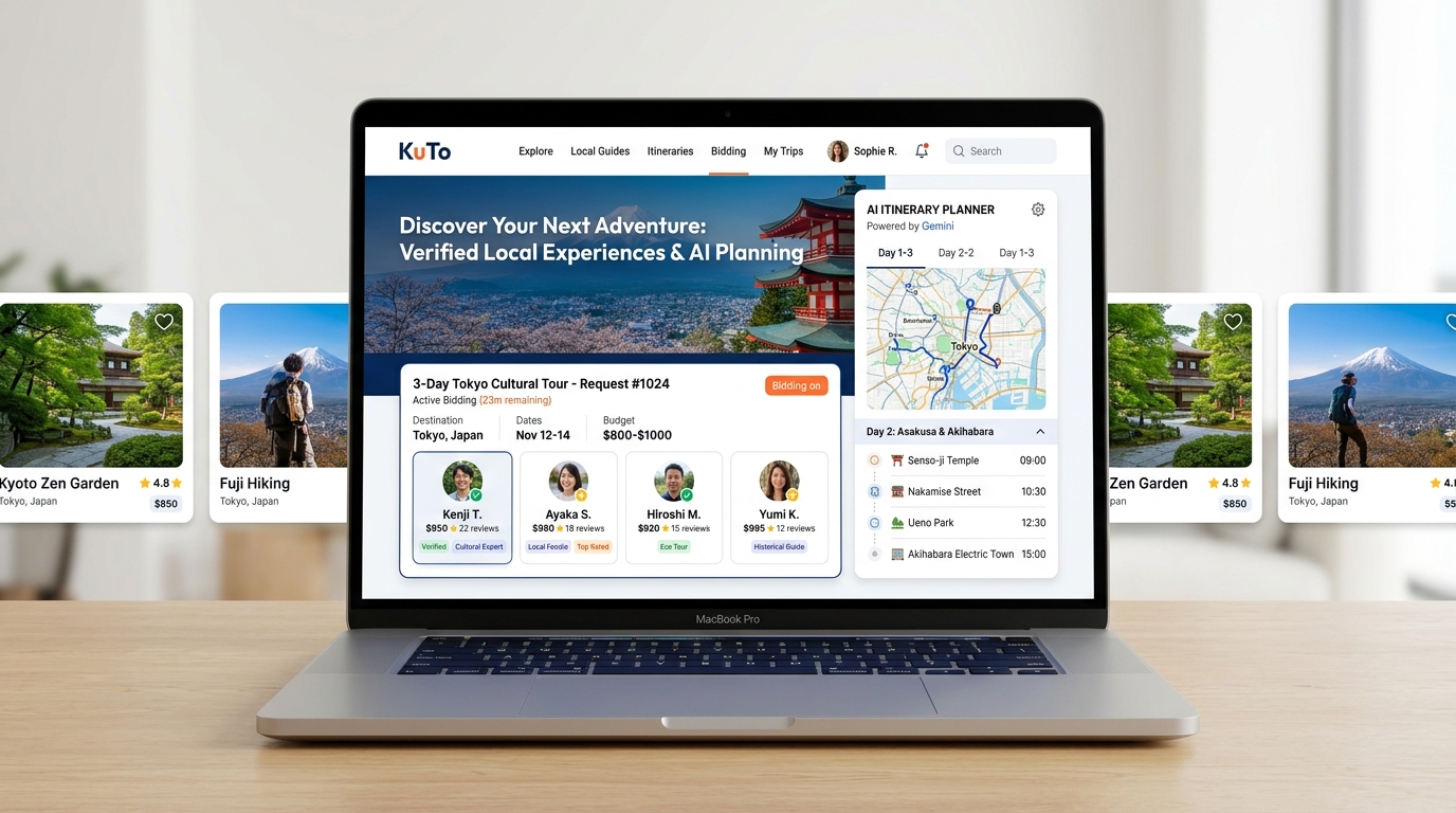 KuTo: AI-Powered Tour Guide Marketplace